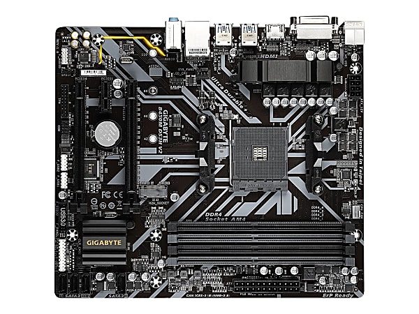 Gigabyte B450M DS3H 1.0 motherboard micro ATX Socket AM4 AMD B450