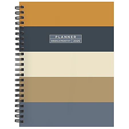 2025 TF Publishing Weekly/Monthly Planner, 6-1/2” x 8”, Element Layers, January To December