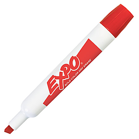 EXPO® Chisel-Tip Dry-Erase Marker, Red