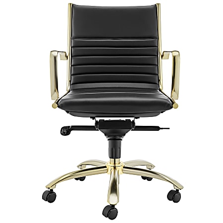 Eurostyle Dirk Faux Leather Low Back Commercial Office Chair Matte