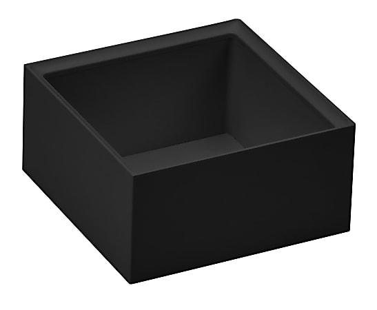 Bostitch® Konnect Stackable Storage Cup, 5-3/4"H x 3-1/2"W x 3-3/4"D, Black
