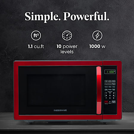 Red microwave near me top