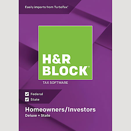 H&R Block® 18 Deluxe + State, Download