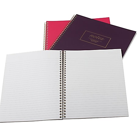 Cambridge Fashion Twin Wire Business Notebook 9 x 11 College Ruled 80 ...