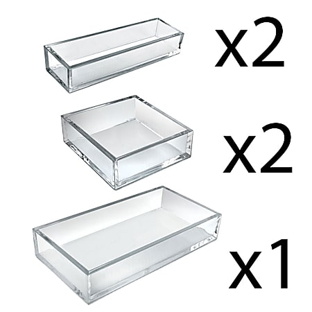 Azar Displays Clear Acrylic Riser - 22" Wide X 3.5" High, Pack Of 1 - View #9