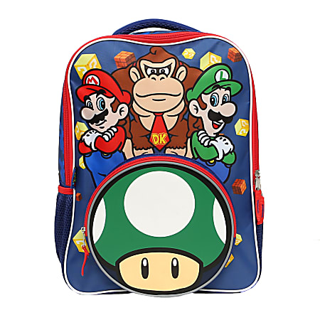 Nintendo Mario Game Toad Backpack, Multicolor