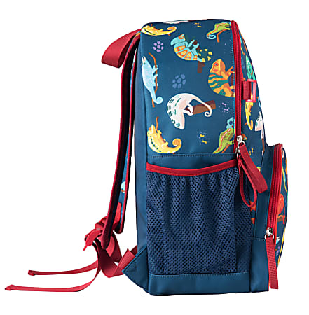 Office Depot School Backpack And Lunch Box Set Blue Iguana