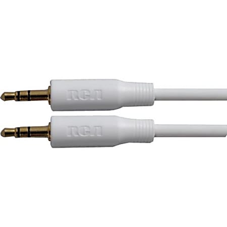 RCA AH748R Audio Cable - 5.91 ft Audio Cable - First End: 1 x Mini-phone Male Stereo Audio - Second End: 1 x Mini-phone Male Stereo Audio