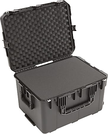 SKB Cases iSeries Protective Case With Foam And Wheels, 23" x 17" x 14", Black