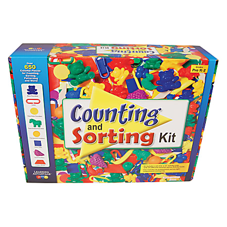 Learning Advantage Counting And Sorting Kit, Assorted Colors, Pre-K To Grade 2