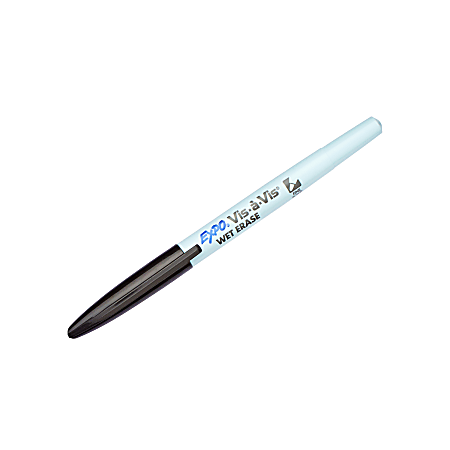 Sanford® Vis-?-Vis® Fine-Point Water-Based Visual Aid Pen, Black