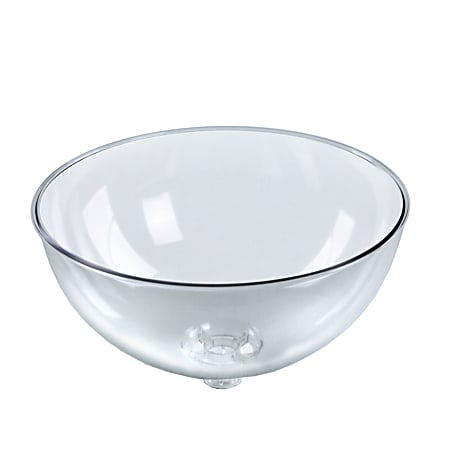 Azar Displays Plastic Bowl Display, 7"H x 14"W x 14"D, Clear