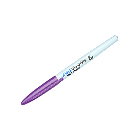 Sanford® Vis-?-Vis® Fine-Point Water-Based Visual Aid Pen, Purple