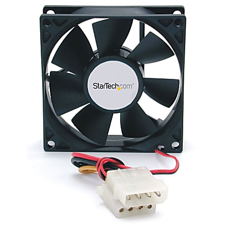 StarTech.com 80x25mm Dual Ball Bearing Computer Case Fan w/ LP4 Connector - System fan kit - 80 mm - Add additional chassis cooling with a 80mm ball bearing fan - pc fan - computer case fan - 80mm fan