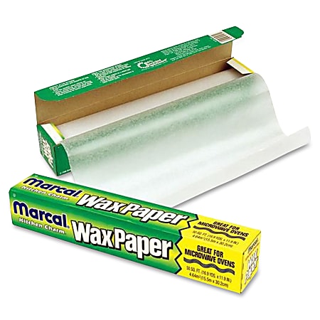 Bagcraft Wax Paper Dispenser Carton - 11.90" Width x 75 ft Length - Dispenser, Easy Tear, Microwave Safe, Cutter Bar, Versatile - Wax Paper - Translucent