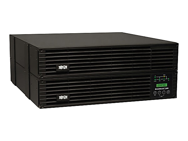 Tripp Lite UPS Smart Online 6000VA 5400W Rackmount 6kVA 200-240V USB DB9 Manual Bypass Hot Swap 4URM - UPS (rack-mountable) - AC 200/208/220/230/240 V - 5.4 kW - 6000 VA - RS-232, USB - output connectors: 4 - 4U - 19"