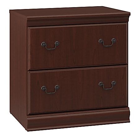 Bush Business Furniture Birmingham 21"D Lateral 2-Drawer File Cabinet, Harvest Cherry, Delivery