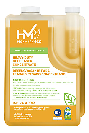 Highmark® ECO Heavy-Duty Degreaser Concentrate, 2 Liters