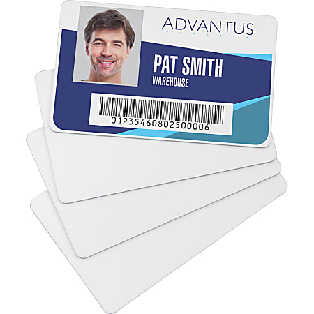Advantus Blank PVC ID Cards - Printable - 2.13 Advantus Blank PVC ID Cards - Printable - 2.13