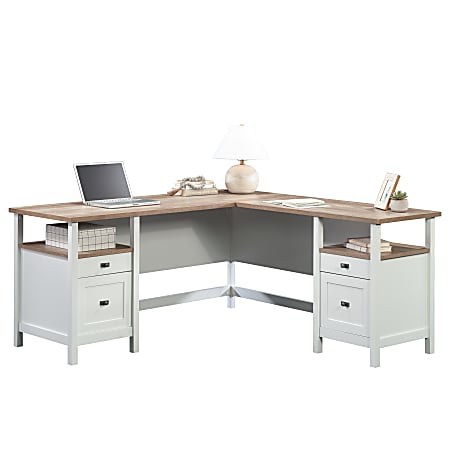 Sauder cottage shop road desk stores