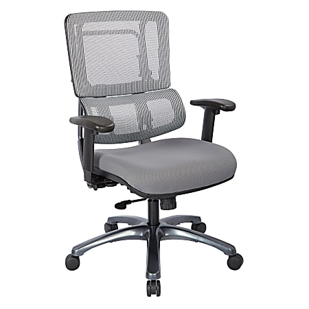 Pro-Line II™ Pro X996 Vertical Mesh High-Back Chair, Gray/Dove Steel/Gun Powder