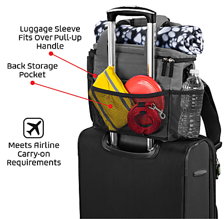 Dog gear week away bag store