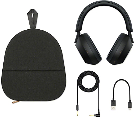 Sony Wireless Industry Leading Noise Canceling Headphones Black