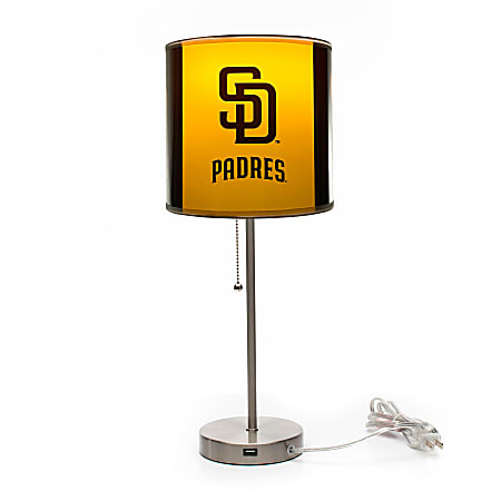 Imperial MLB Table Lamp, 19"H, San Diego Padres