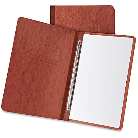 TOPS Letter Report Cover - 8 1/2" x 11" - 3" for Folder - 20 pt. - Metal - Red - Reinforced Hinge - 1 Each