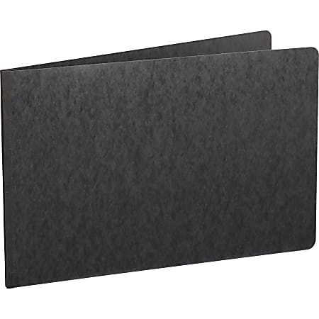 Oxford Pressboard Report Cover with Scored Hinge - 11" x 17" - 750 Sheet Capacity - 1 x Prong Fastener(s) - Pressboard - Black - 65% Recycled - 1 Each