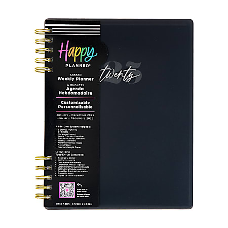 2025 Happy Planner MonthlyWeekly Classic Custom Planner 7 x 9 14 Modern