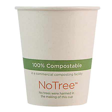 World Centric NoTree Paper Hot Cups, 6 Oz,
