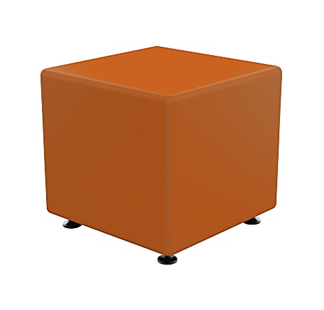 Marco Square Seating Ottoman, Papaya