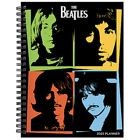 2025 TF Publishing Weekly/Monthly Planner, 6-1/2” x 8”, The Beatles, January To December