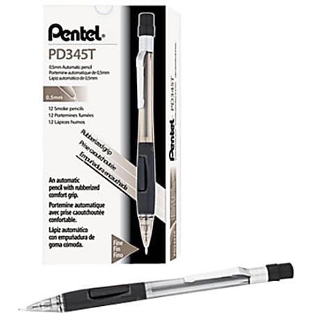 Choose Color 0.5mm Lead Size PD345T Pentel Quicker Clicker Mechanical Pencil 