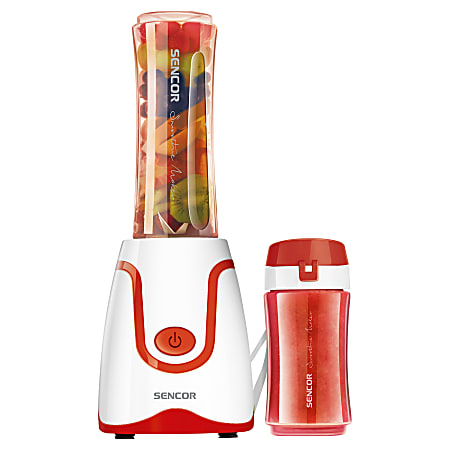 Sencor SBL2205VT Smoothie Blender With 2 Bottles, 20 Oz, Red