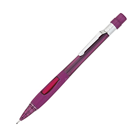 Pentel® Quicker-Clicker™ Mechanical Pencil, 0.9 mm, Transparent Red
