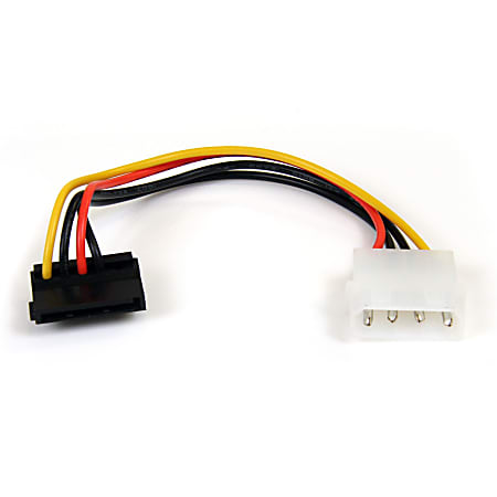 StarTech.com 6in 4 Pin Molex to Right Angle SATA Power Cable Adapter