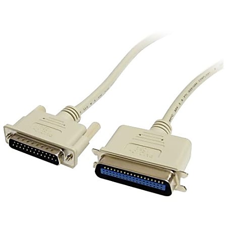 StarTech.com 10 ft DB25 to Centronics 36 IEEE-1284 Parallel Printer Cable - Printer cable - DB-25 (M) - 36 pin Centronics (M) - 3 m ( IEEE-1284 )