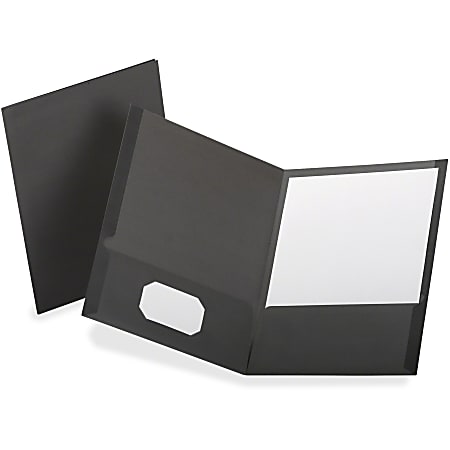 TOPS Oxford Linen Twin Pocket Folders - Letter - 8 1/2" x 11" Sheet Size - 100 Sheet Capacity - 2 Internal Pocket(s) - 11 pt. Folder Thickness - Linen, Stock - Gray - 25 / Box