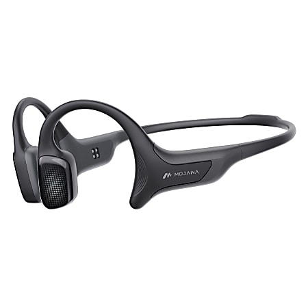 Mojawa™ HaptiFit™ Terra Bluetooth® Smart Bone-Conduction Waterproof Open-Ear Headphones With Microphone, Polar Night Black