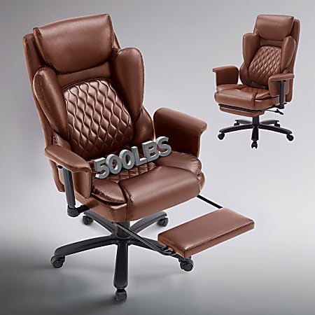 Bestier Ergonomic Faux Leather High Back Executive Office Chair