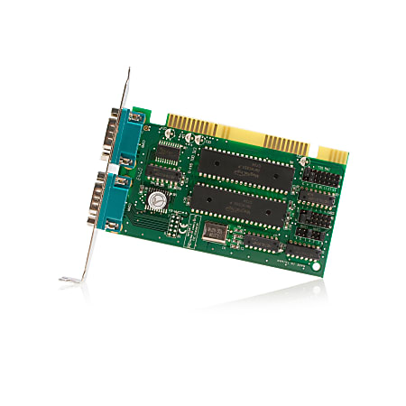 StarTech.com 2 Port ISA RS232 Serial Adapter Card with 16550 UART - Serial adapter - ISA - serial - 2 x 9-pin DB-9 Male RS-232 Serial
