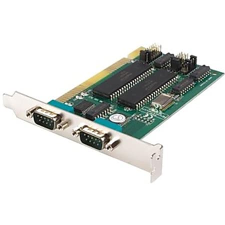 StarTech.com 2 Port ISA RS232 Serial Adapter Card with 16550 UART - Serial adapter - ISA - serial - 2 x 9-pin DB-9 Male RS-232 Serial