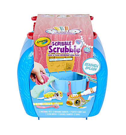 Crayola Scribble Scrubbie Pets Ocean Animals Playset - Office Depot