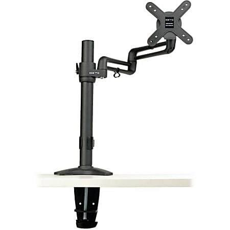 Tripp Lite Display LCD Flex Arm Desk Mount Monitor Stand Clamp 13" to 27" EA - Mounting kit (desk clamp mount, pole, bracket adapter, base plate)