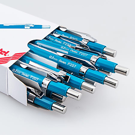 Pentel Ain Mechanical Lead, 0.02 Inches (0.5 Mm), Blue, 10 Pieces