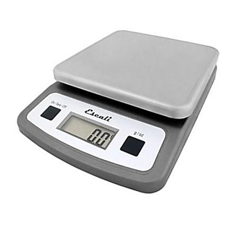 Escali Low Profile Digital Scale 2 Lb Silver Office Depot