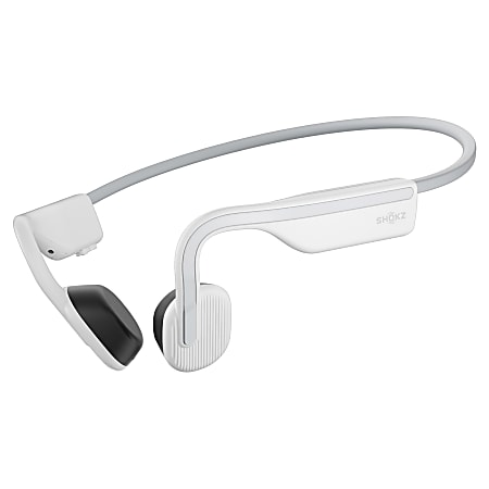 Shokz® OpenMove Bone-Conduction Open-Ear Lifestyle Headphones With Microphones, White