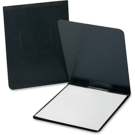 Oxford® PressGuard® Report Covers With Reinforced Top Hinge, 8 1/2" x 11, 65% Recycled, Black